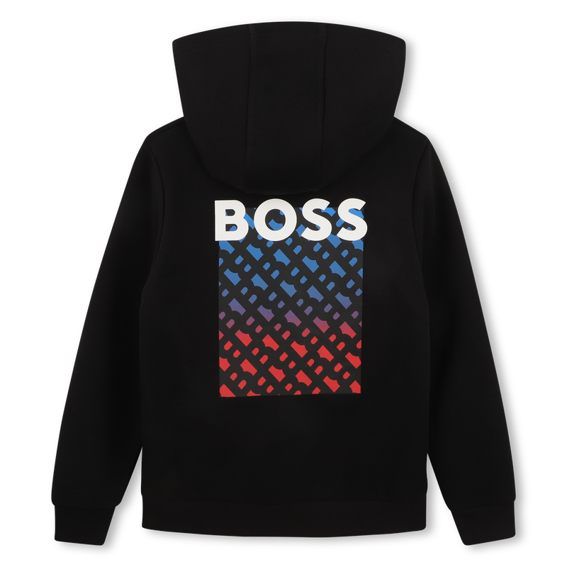 FELPA CON CAPPUCCIO BOSS 
                        BAMBINO