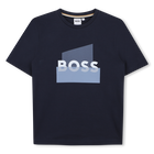 T-shirt a maniche corte, MARINE, hi-res