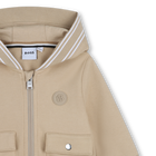 Felpa con cappuccio e zip BOSS 
                    RAGAZZO