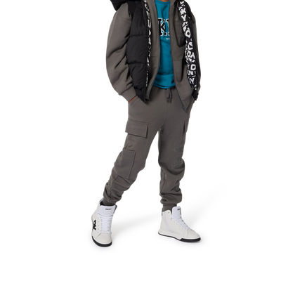 Joggers in felpa di cotone DKNY RAGAZZO