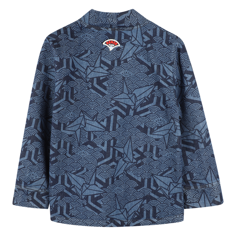 Giacca in denim stampata KENZO KIDS 
                        UNISEX