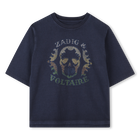 T-shirt dalla vestibilit&agrave; ampia, BLU, hi-res