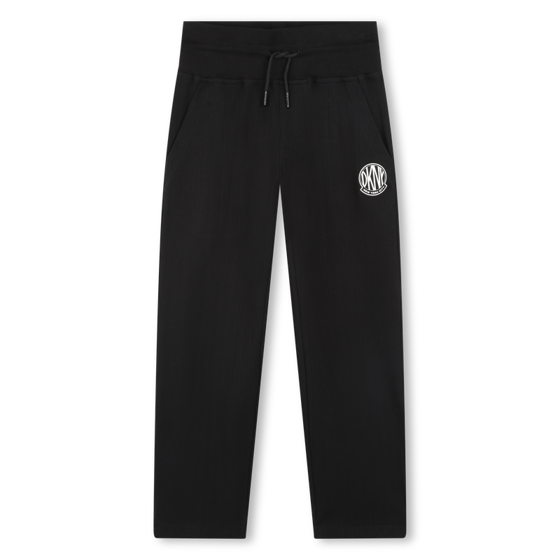 Pantaloni con tessuto texture DKNY 
                        BAMBINA