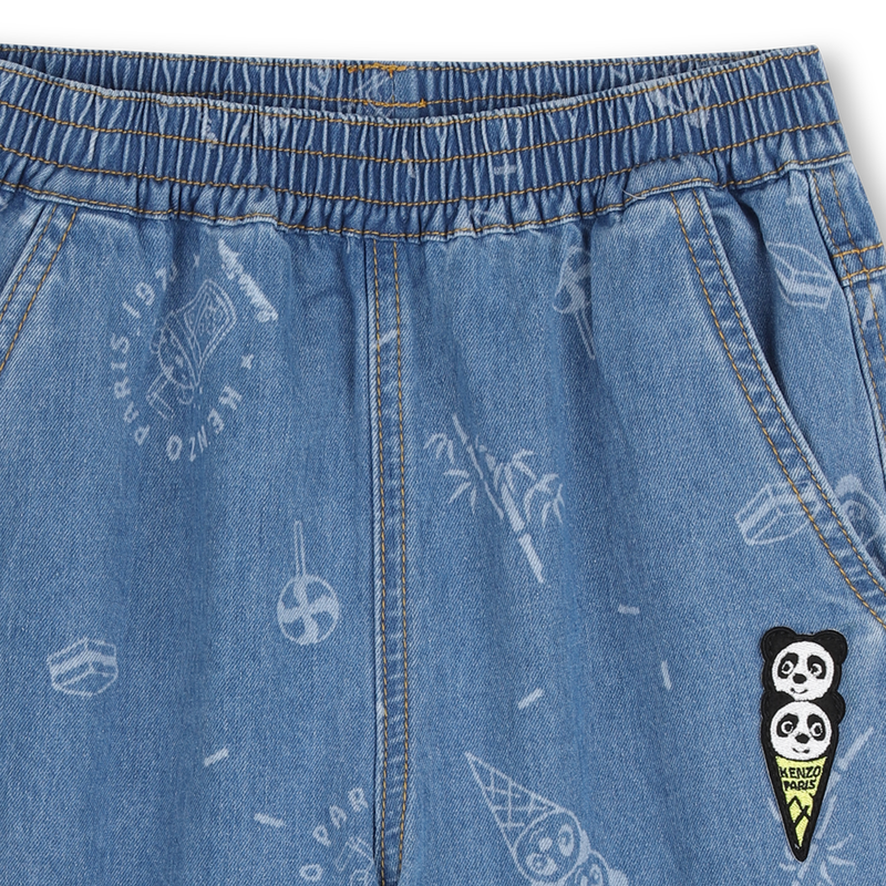 BERMUDA IN DENIM KENZO KIDS 
                        RAGAZZO