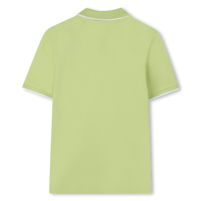 Polo tinta unita piqu&eacute; cotone BOSS RAGAZZO