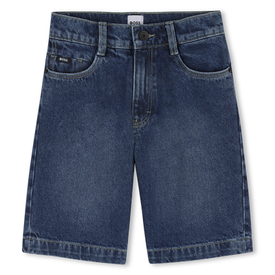 PANTALONCINI IN DENIM BOSS RAGAZZO