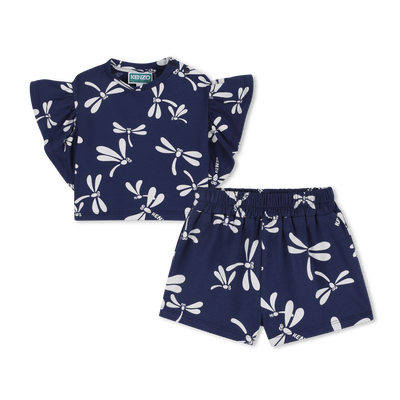SET T-SHIRT E PANTALONCINI KENZO KIDS BAMBINA