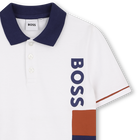 POLO MANICHE CORTE BOSS 
                    BAMBINO