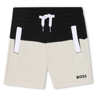 Shorts bicolore felpati BOSS 
                    RAGAZZO