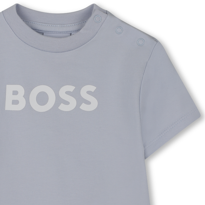 SET T-SHIRT + PANTALONCINI BOSS 
                        RAGAZZO