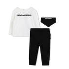 Set T-shirt, boxer e sciarpa KARL LAGERFELD KIDS 
                    RAGAZZO