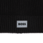 Cappello lavorato a maglia con distintivo BOSS 
                    RAGAZZO