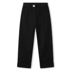 Pantaloni con pince e risvolti DKNY 
                    BAMBINA