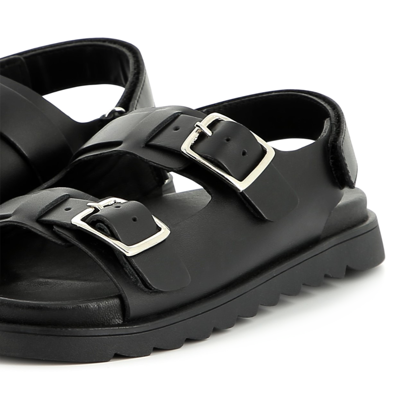 Sandali di cuoio con fibbia MARC JACOBS 
                        RAGAZZO