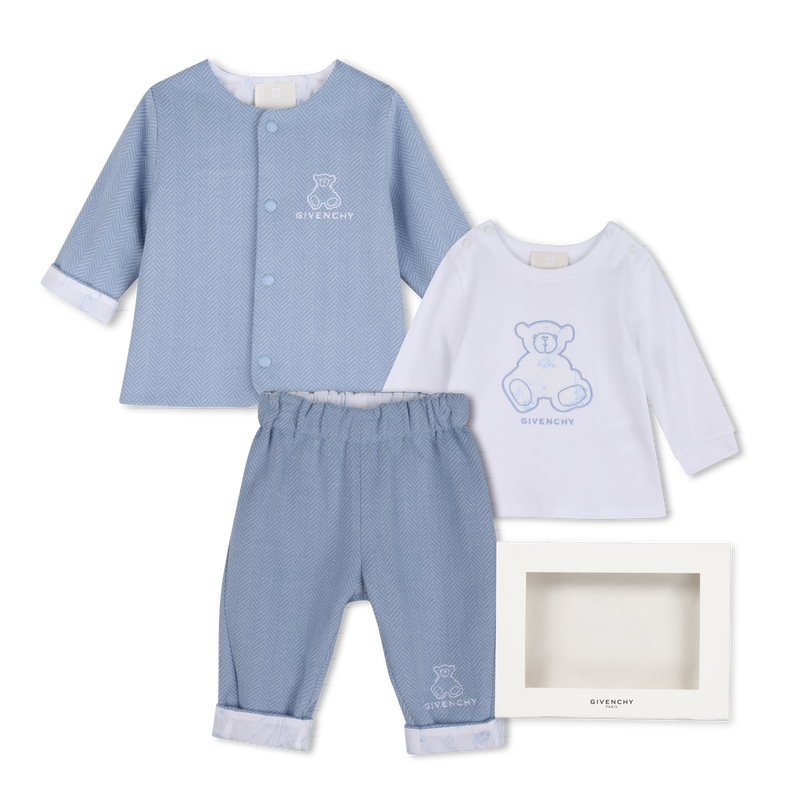 Set pantalone, cardigan e t-shirt GIVENCHY 
                        RAGAZZO
