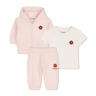 Set t-shirt, cardigan e pantaloni KENZO KIDS 
                    UNISEX