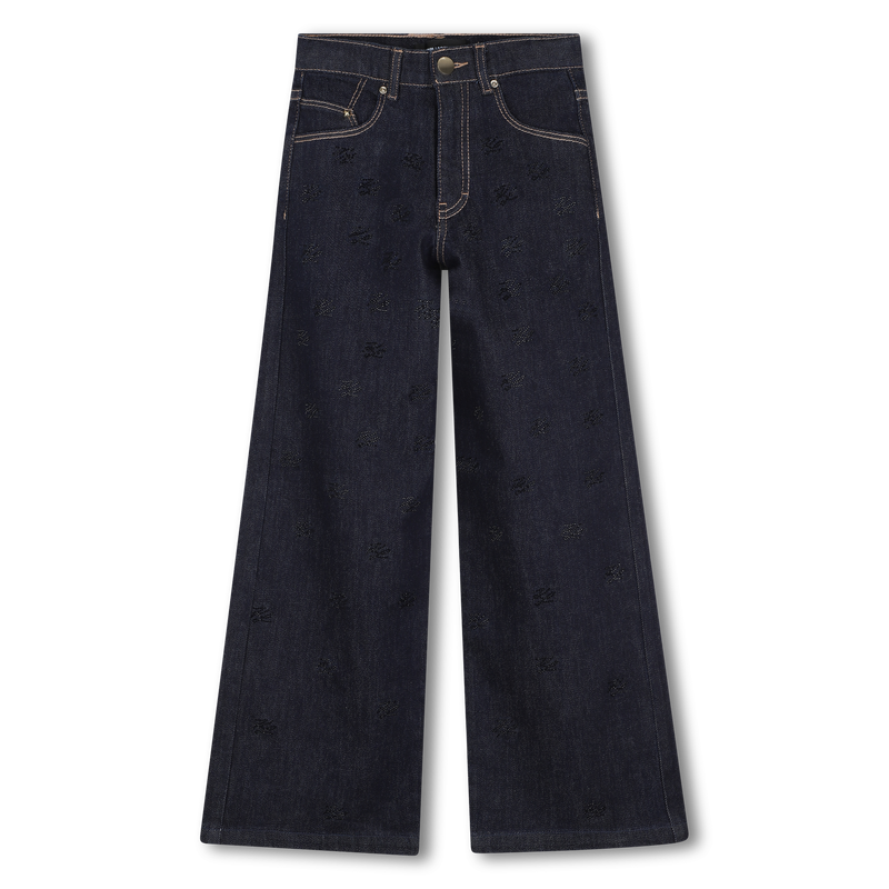 Pantaloni in denim KARL LAGERFELD KIDS 
                        BAMBINA