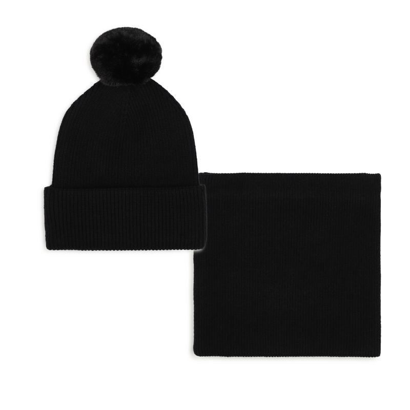 Set berretto e scaldacollo KARL LAGERFELD KIDS 
                        BAMBINA