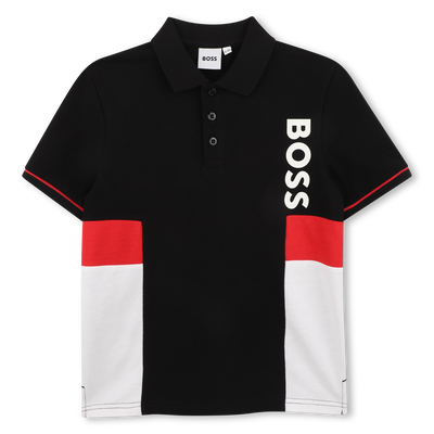 POLO MANICHE CORTE BOSS BAMBINO