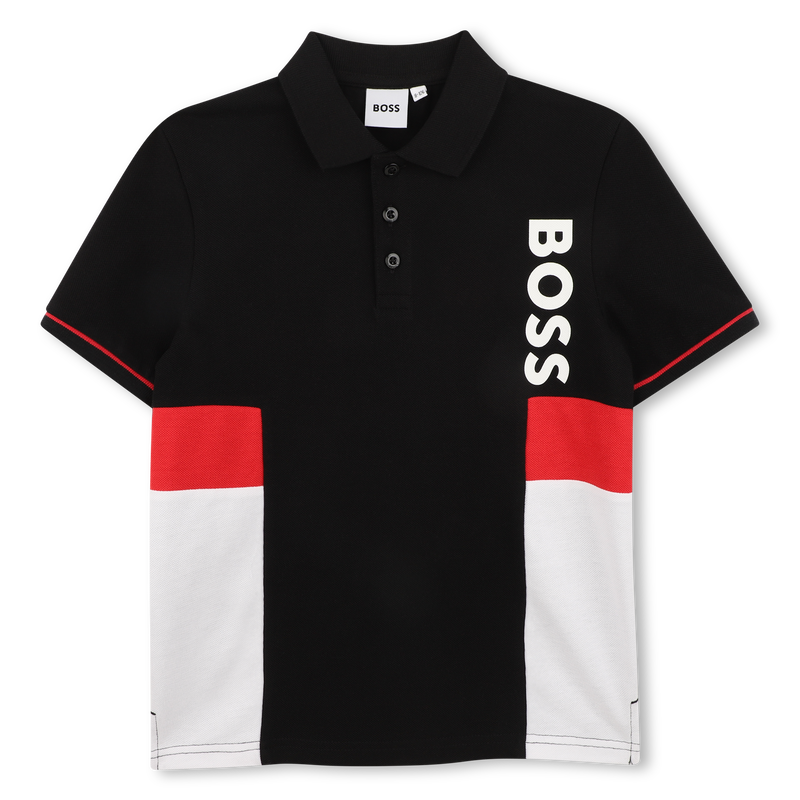 POLO MANICHE CORTE BOSS 
                        BAMBINO