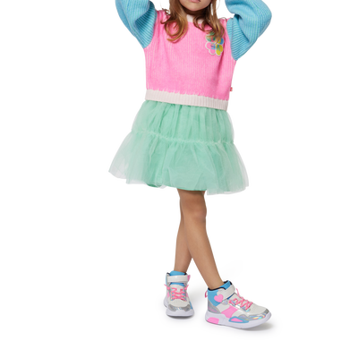 Vestito bi-materiale BILLIEBLUSH BAMBINA