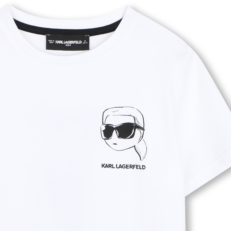 T-shirt a maniche corte KARL LAGERFELD KIDS 
                        BAMBINO