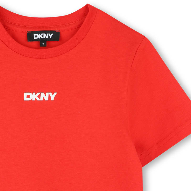 T-shirt ampia in cotone DKNY 
                        RAGAZZO