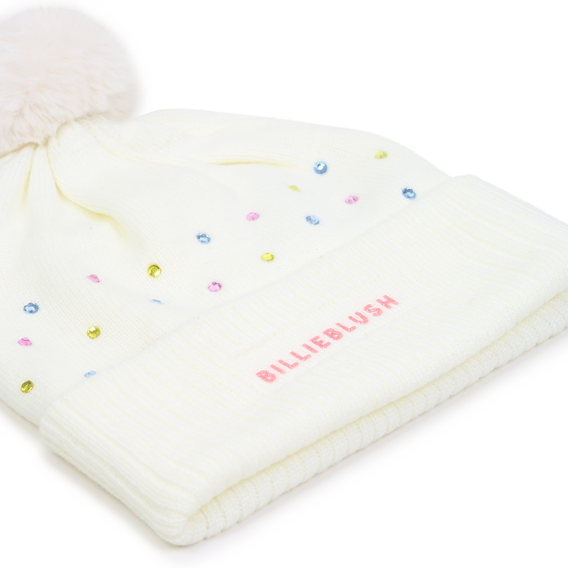 Berretto con strass multicolori BILLIEBLUSH 
                        BAMBINA