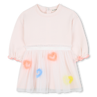 Abito bi-materiale BILLIEBLUSH 
                    BAMBINA