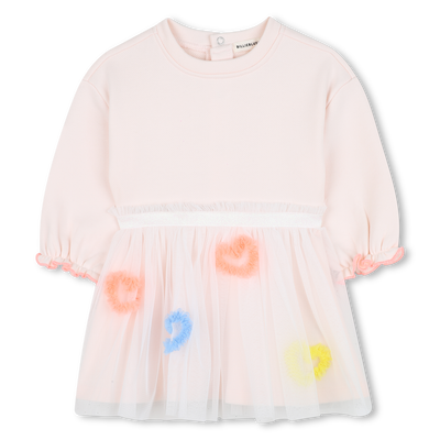 Abito bi-materiale BILLIEBLUSH BAMBINA