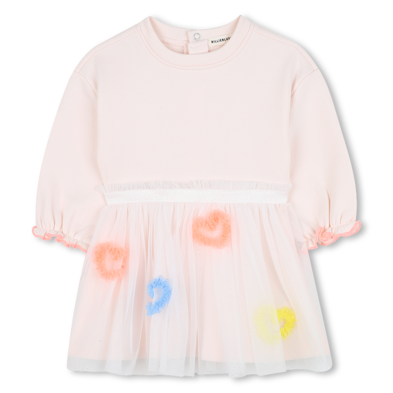 Abito bi-materiale BILLIEBLUSH 
                        BAMBINA