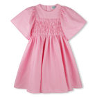 Vestito in satin di cotone KENZO KIDS 
                    BAMBINA