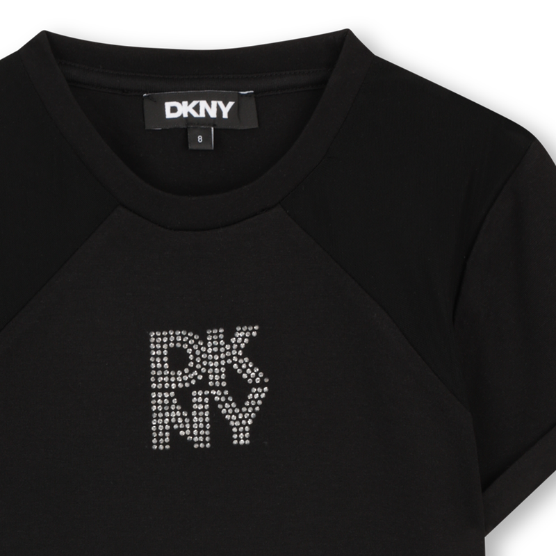 T-SHIRT MANICA CORTA DKNY 
                        BAMBINA