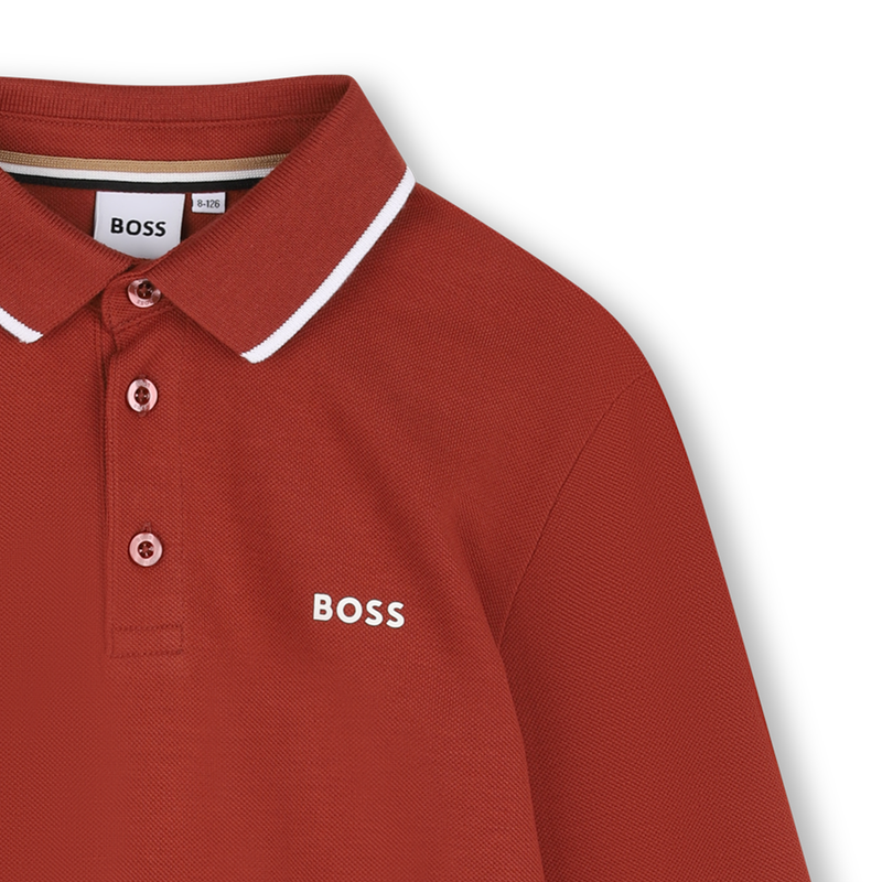 Polo a maniche lunghe BOSS 
                        RAGAZZO
