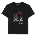 T-shirt manica corta, NERO, hi-res