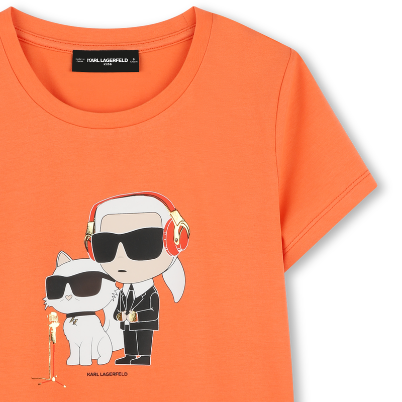 TEE SHIRT KARL LAGERFELD KIDS 
                        BAMBINA