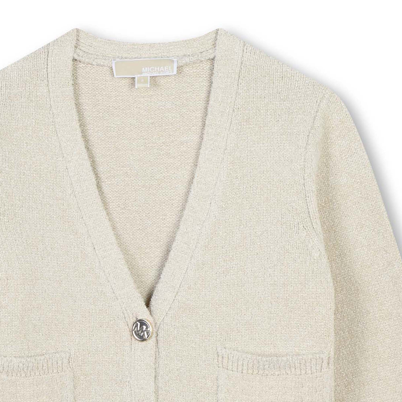 Cardigan in maglia con bottoni MICHAEL KORS 
                        BAMBINA