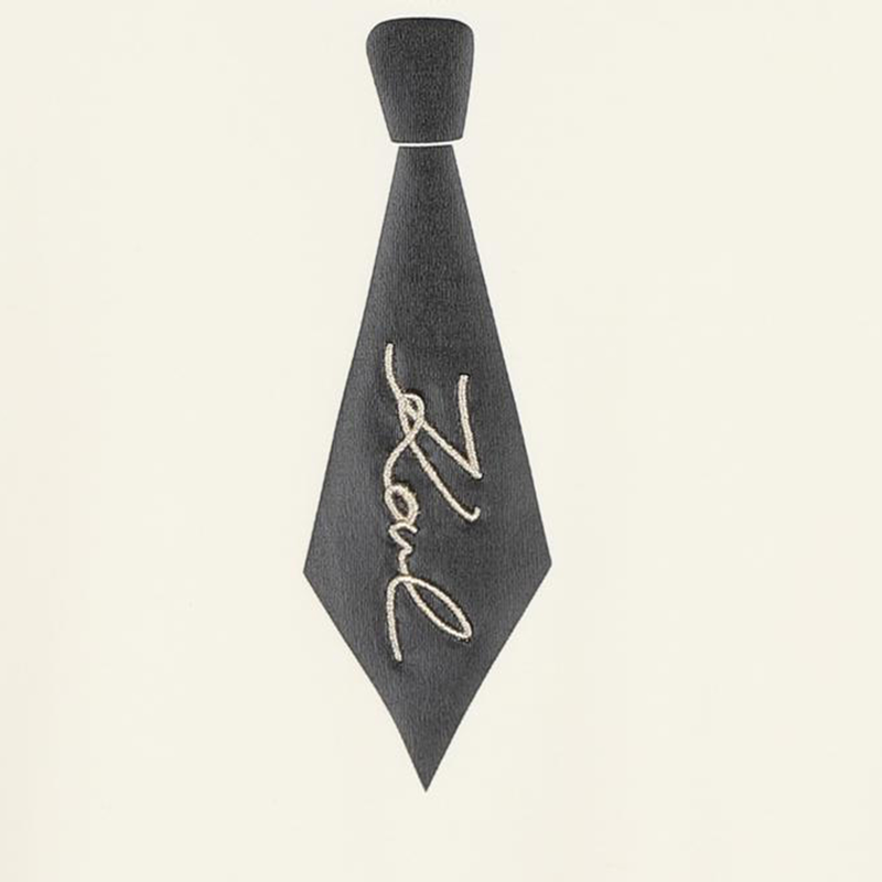 Top con finta cravatta KARL LAGERFELD KIDS 
                        BAMBINA