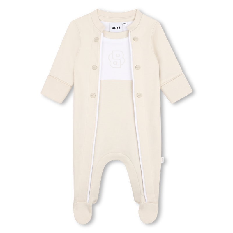 PIGIAMA CON CHIUSURA A SCATTO BOSS 
                        RAGAZZO