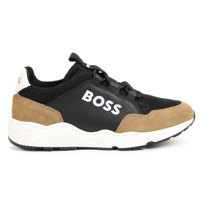 Elasticated Lace-Up Sneakers BOSS RAGAZZO