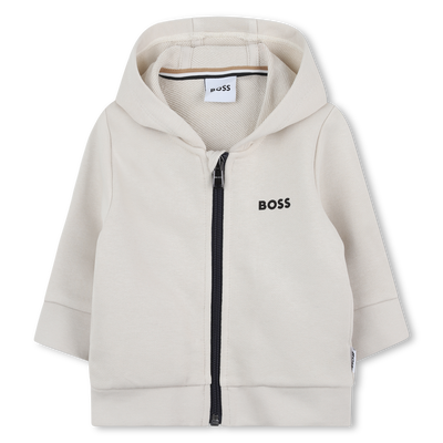 Cardigan sportivo cappuccio BOSS RAGAZZO
