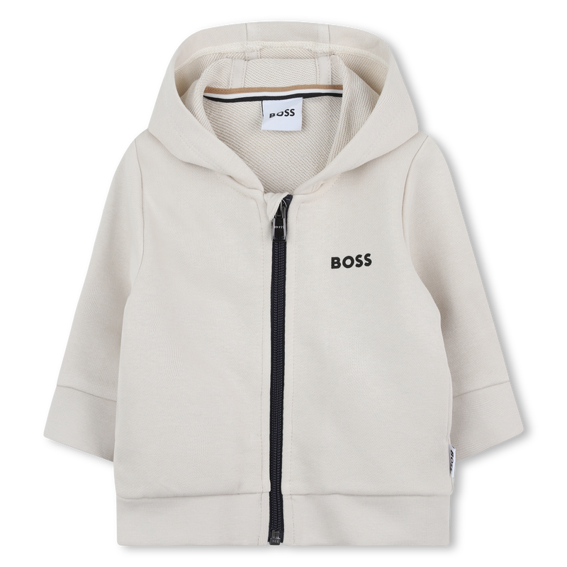Cardigan sportivo cappuccio BOSS 
                        RAGAZZO