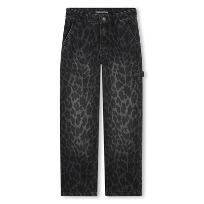 Jeans taglia alta regolabile ZADIG VOLTAIRE BAMBINA