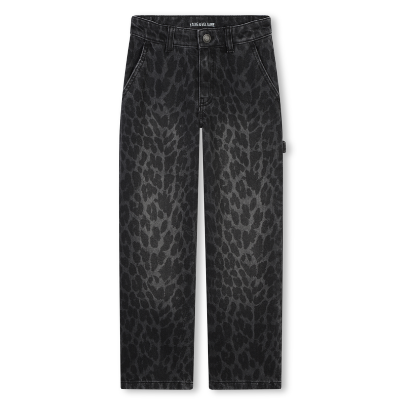 Jeans taglia alta regolabile ZADIG VOLTAIRE 
                        BAMBINA