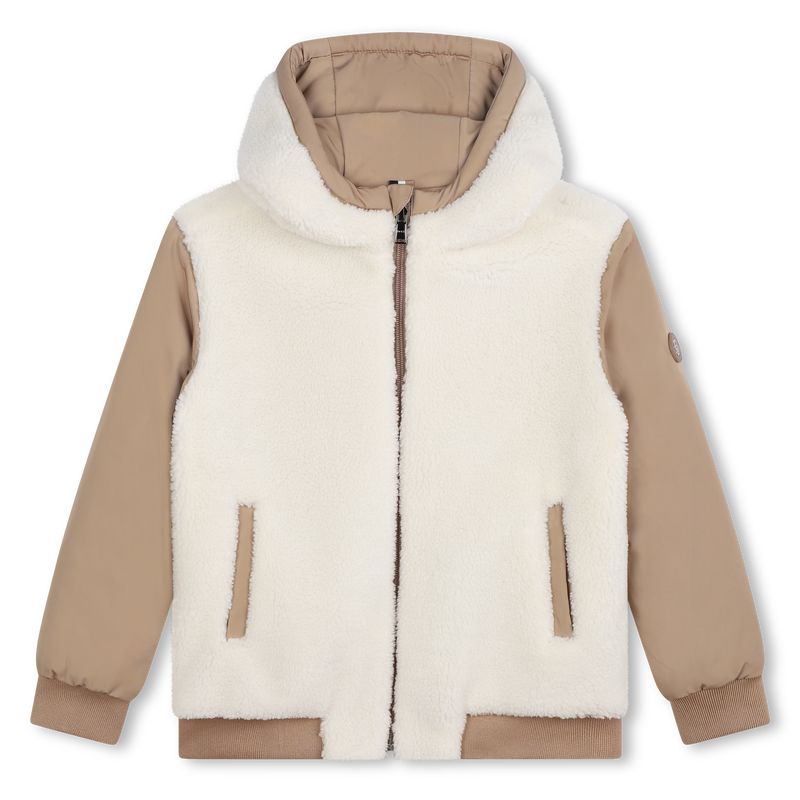 Giacca reversibile cappuccio BOSS 
                        RAGAZZO