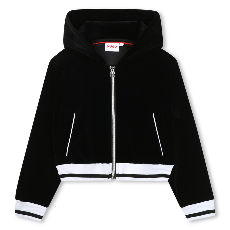 Cardigan con cappuccio HUGO 
                        BAMBINA