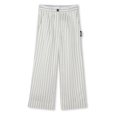 Pantaloni ampi a righe DKNY BAMBINA