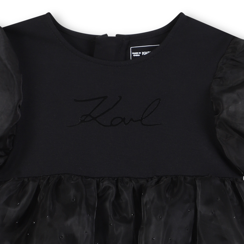 Abito a maniche corte KARL LAGERFELD KIDS 
                        BAMBINA