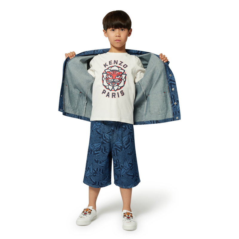 Giacca in denim stampata KENZO KIDS 
                        UNISEX