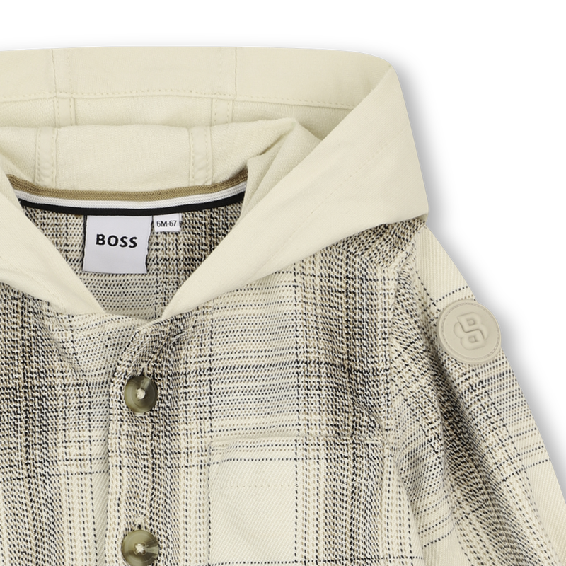Camicia a scacchi BOSS 
                        RAGAZZO